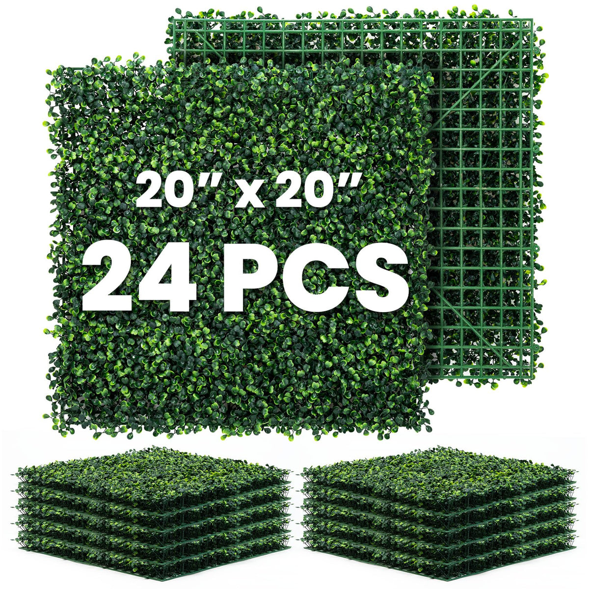 Ticanros Grass Wall Panel 20x20 for privacy and décor
