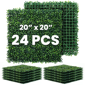 Ticanros Grass Wall Panel 20x20 for privacy and décor
