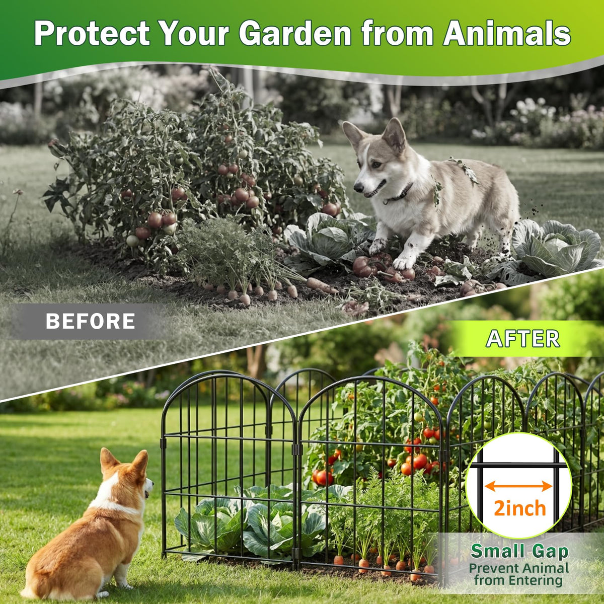 Ticanros interlocking connectors and cable ties enable custom fence shapes.