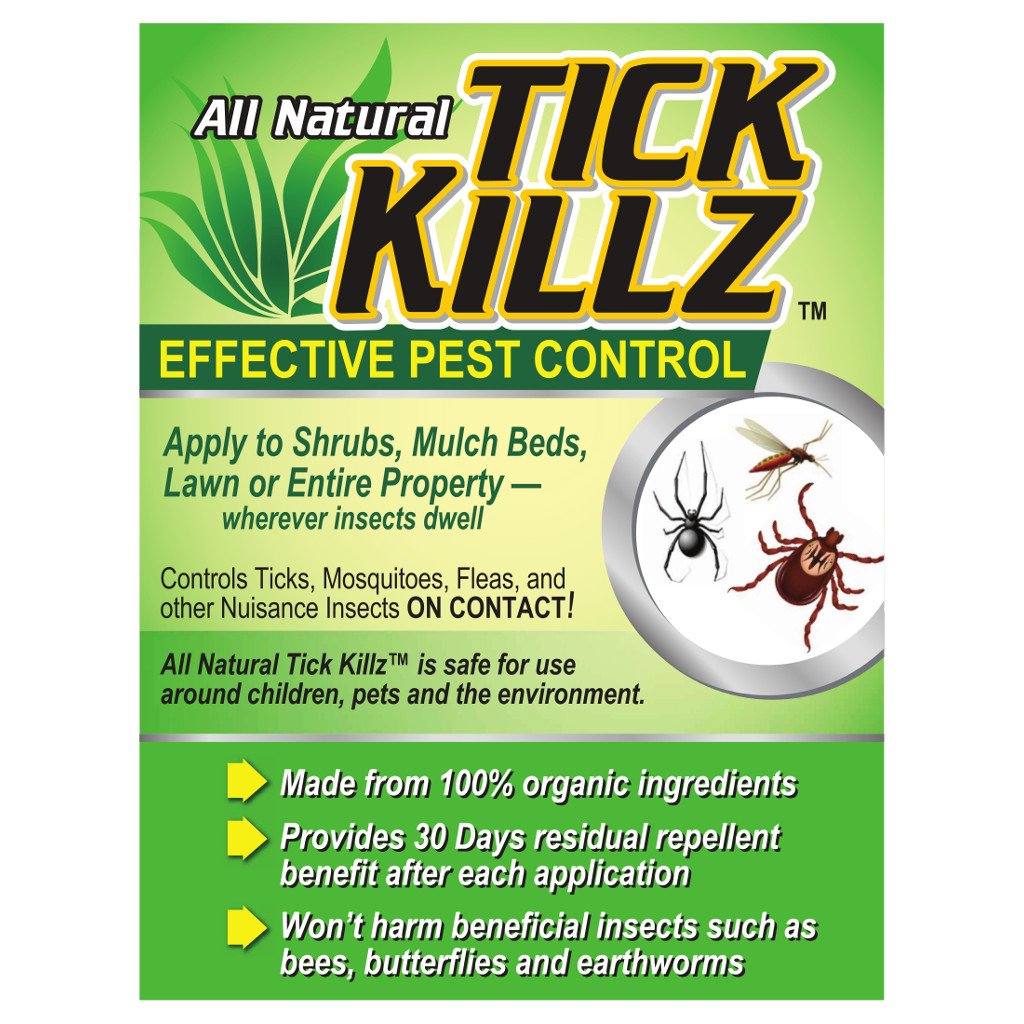 Tick Killz mixing with water to create lawn-friendly spray.