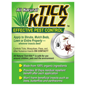 Tick Killz mixing with water to create lawn-friendly spray.