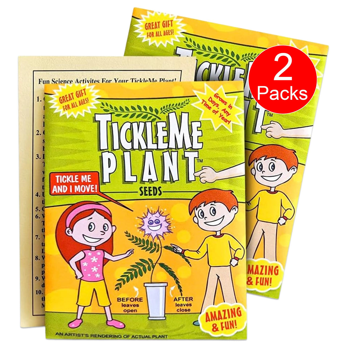 TickleMe Plant seeds ready for indoor setup and growth.