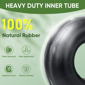 Natural rubber construction delivers strong puncture resistance and durability.