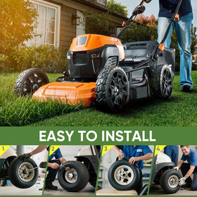 Self-sealing protection helps minimize leaks on uneven terrain.