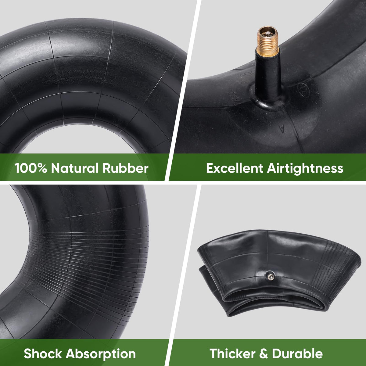 TR-13 straight valve stem aids accurate inflation and secure sealing.