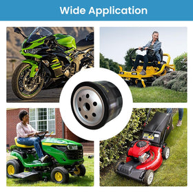 TidiRob AM125424 oil filter 4-pack packaging for convenient replacement.