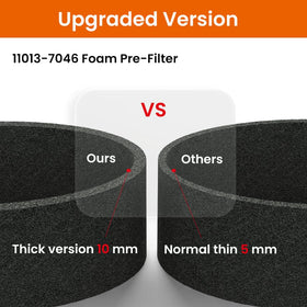 TidiRob FR691V pre-cleaner part of the kit for extended filter life