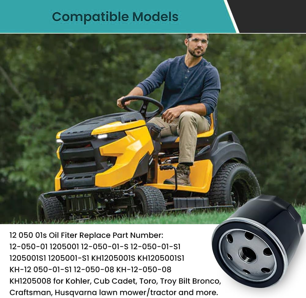 TidiRob Kohler 12-050-01-S filter compatible with XT1 engines for easy service.