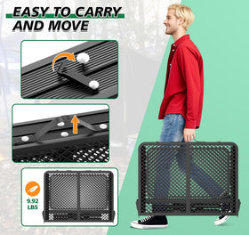 Tidolo folding grill table carry handle for portable outdoor use