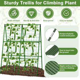 Tidponra fabric raised garden bed enables vertical gardening in compact spaces.
