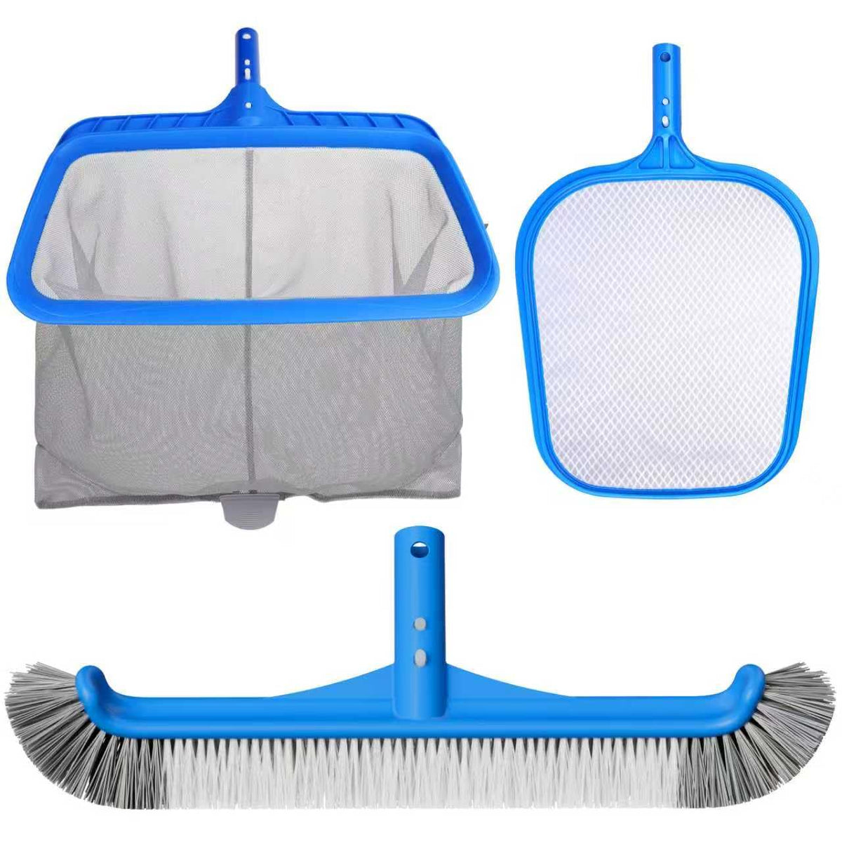 TidyMister 18-inch deep grab pool net captures leaves in one pass