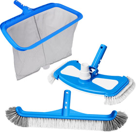 TidyMister deep-net captures leaves and debris in one pass for efficient cleaning.