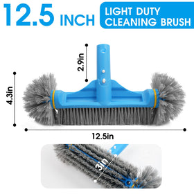 Tidymister close-up of sturdy PP bristles safe on vinyl liners.