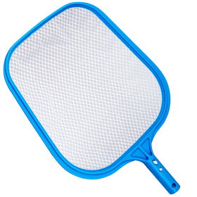 TidyMister Diamond Netting Skimmer captures fine debris for a cleaner pool surface.