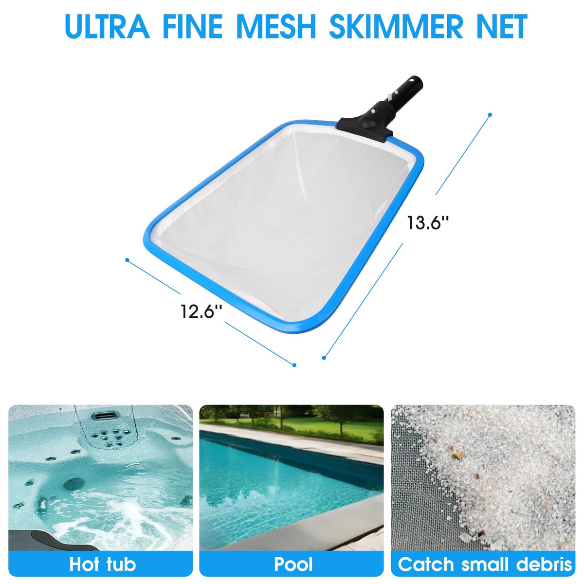 TidyMister extra fine mesh net capturing small debris