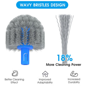 TidyMister EZ Clip aluminum handle ensures quick, secure attachment.