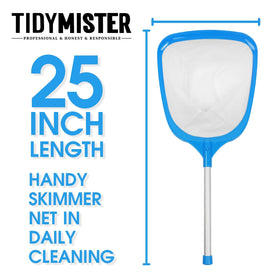 TidyMister handy-leaf-skimmer simplifies quick surface cleanup