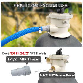 Tidymister Hayward-compatible connector enabling seamless equipment compatibility.