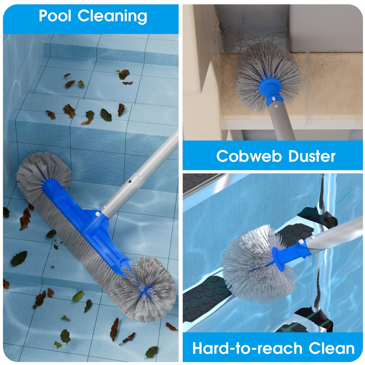 TidyMister hidden-hook retriever for convenient retrieval of pool items