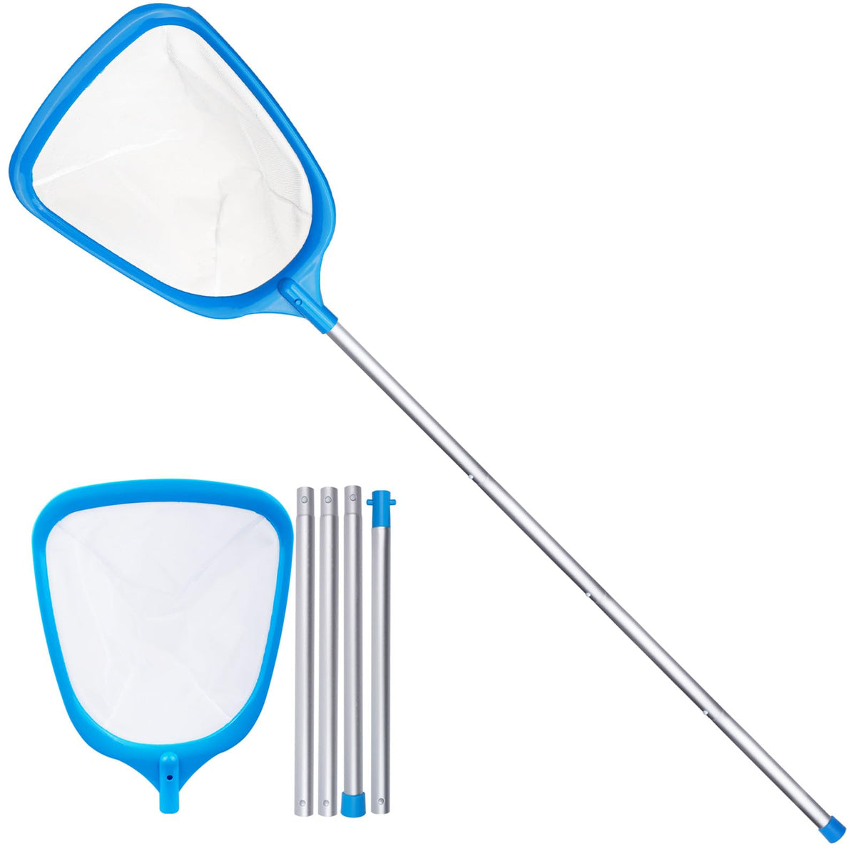 TidyMister hot tub skimmer net ready for quick debris removal from water surfaces