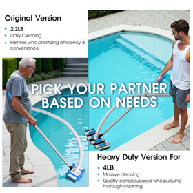 Tidymister industrial grade construction built to endure tough pool cleaning.
