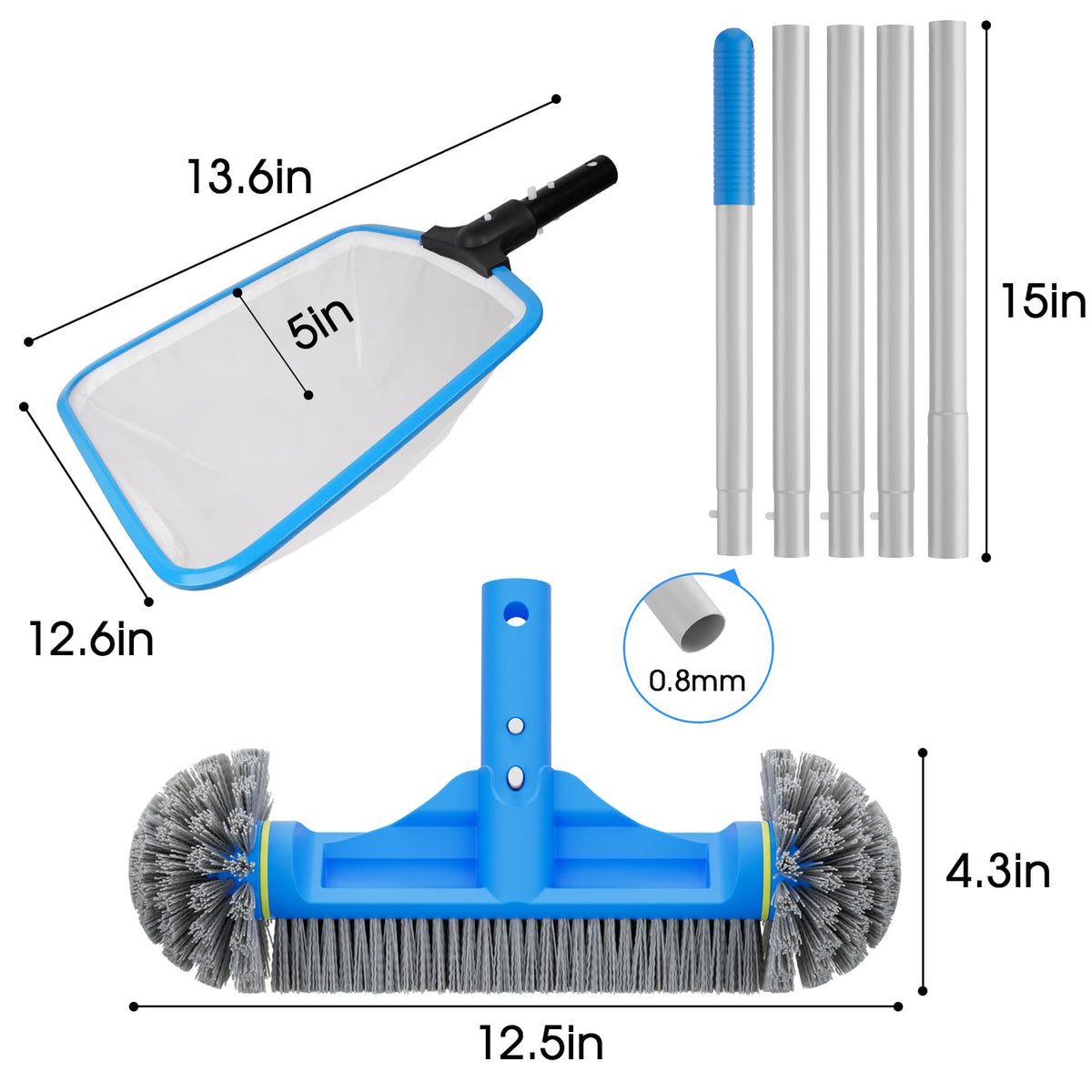 TidyMister leaves pollen debris removal for clean pools