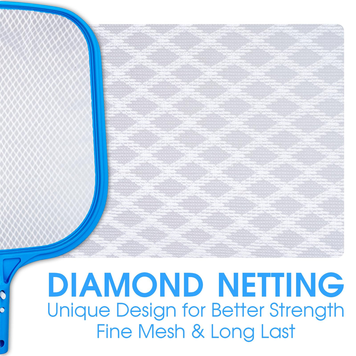 TidyMister Lightweight Balanced Design enables comfortable, wrist-friendly pool cleaning.