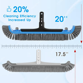 TidyMister vinyl-safe bristles protect liners during cleaning