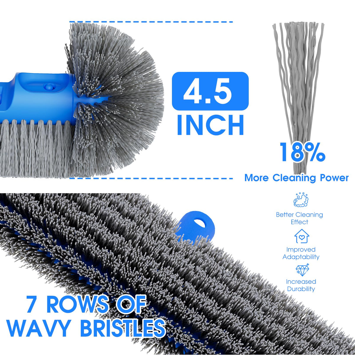 Tidymister 16-18in kit supports versatile cleaning for above-ground, in-ground pools, spas