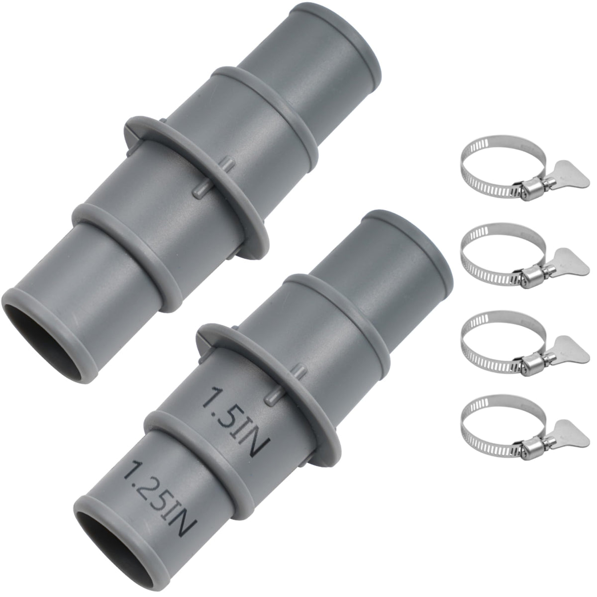 Tidymister pool hose adapter packaged for easy setup and storage.