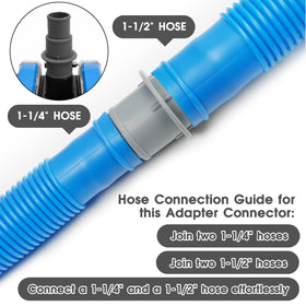Tidymister pool hose adapter made from durable PP material.