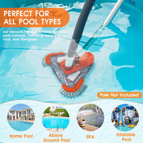 TidyMister compatible with 1-1/4 and 1-1/2 inch hoses for versatile setup.
