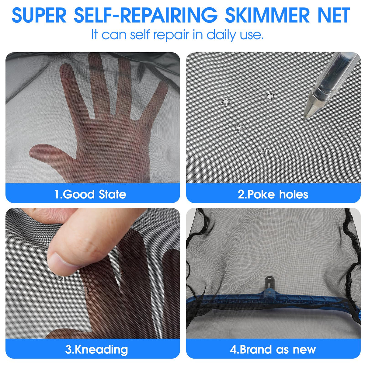 Tidymister post-storm cleanup kit helps skim debris quickly and efficiently