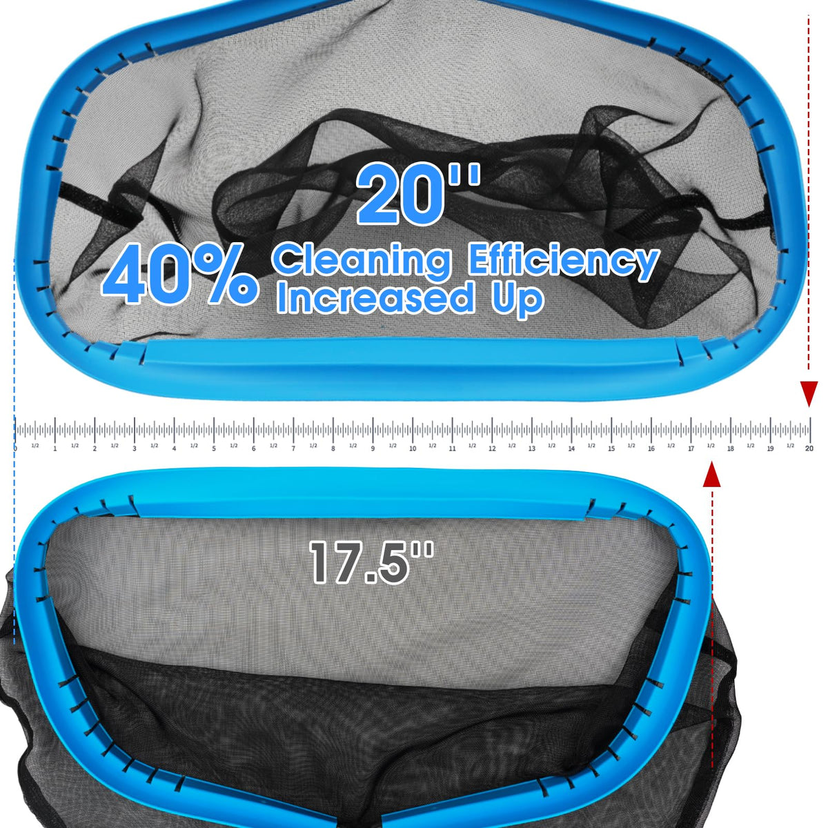 Tidymister repairable nylon net fixes small tears during use.