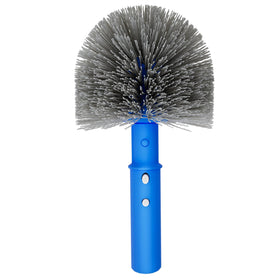 TidyMister small round brush head for tight pool corners with a flexible round design.