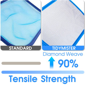 TidyMister Smooth Edge Frame protects liners while cleaning with durable, chemical-resistant construction.