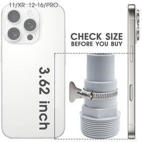 Tidymister stainless steel clamps ensure rust-proof, long-lasting hose seals.