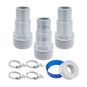 Tidymister universal hose adapter kit 3-pack for easier pool maintenance.
