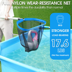 TidyMister deep trash bag secures collected debris during pools and ponds cleaning.