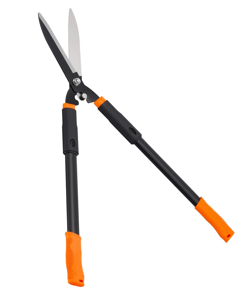 Tiemlet hedge shears with a 31 inch blade for precise hedge shaping.