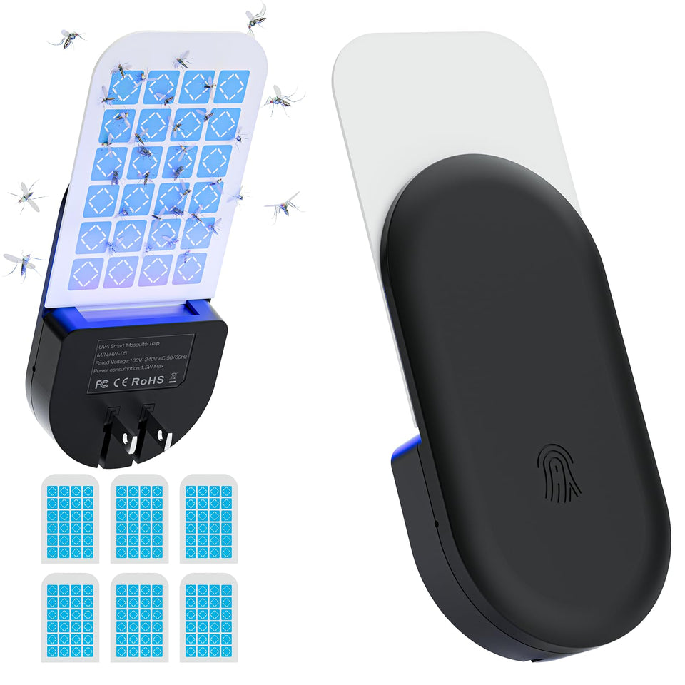 TIENBE Flying Insect Trap front view with 2-in-1 design and night light