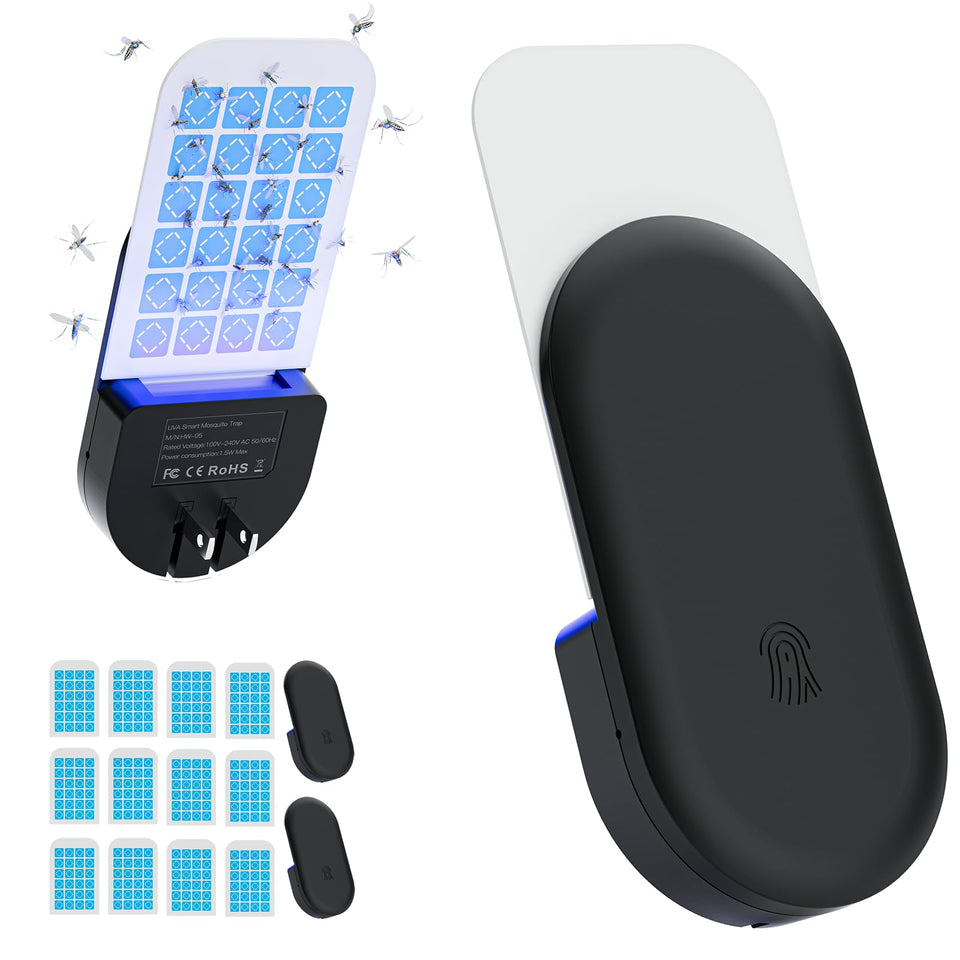 TIENBE Flying Insect Trap front view; compact plug-in for living rooms.