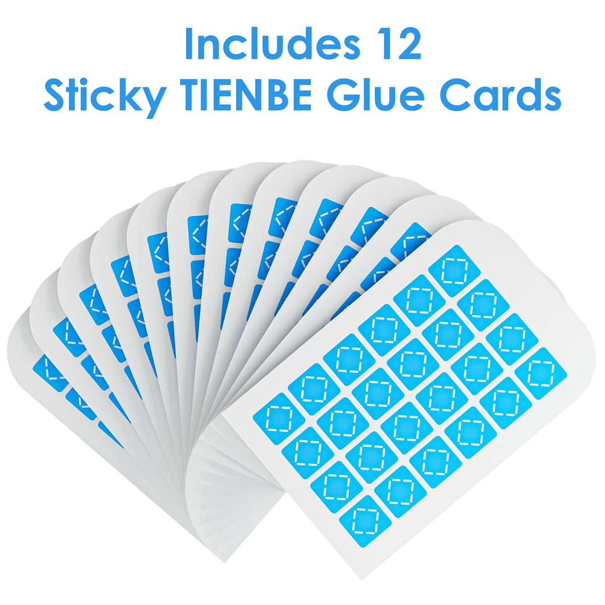 TIENBE glue card in use traps flies inside the TIENBE trap.