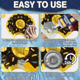 Tiepetly 60ml vinyl patch kit cap shown for easy handling