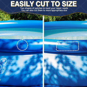 Tiepetly patch compatible with TPU EVA PVC for versatile repairs