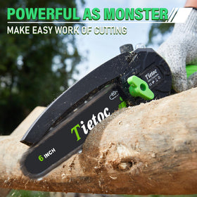 Tietoc auto-oiler system chainsaw keeps blade lubricated for smoother cuts