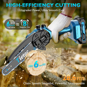 Tietoc automatic oiling system maintains chain lubrication for smoother cutting
