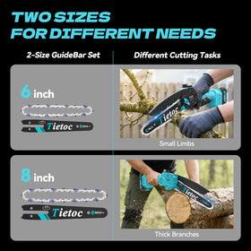 Tietoc lightweight design reduces fatigue during extended pruning sessions