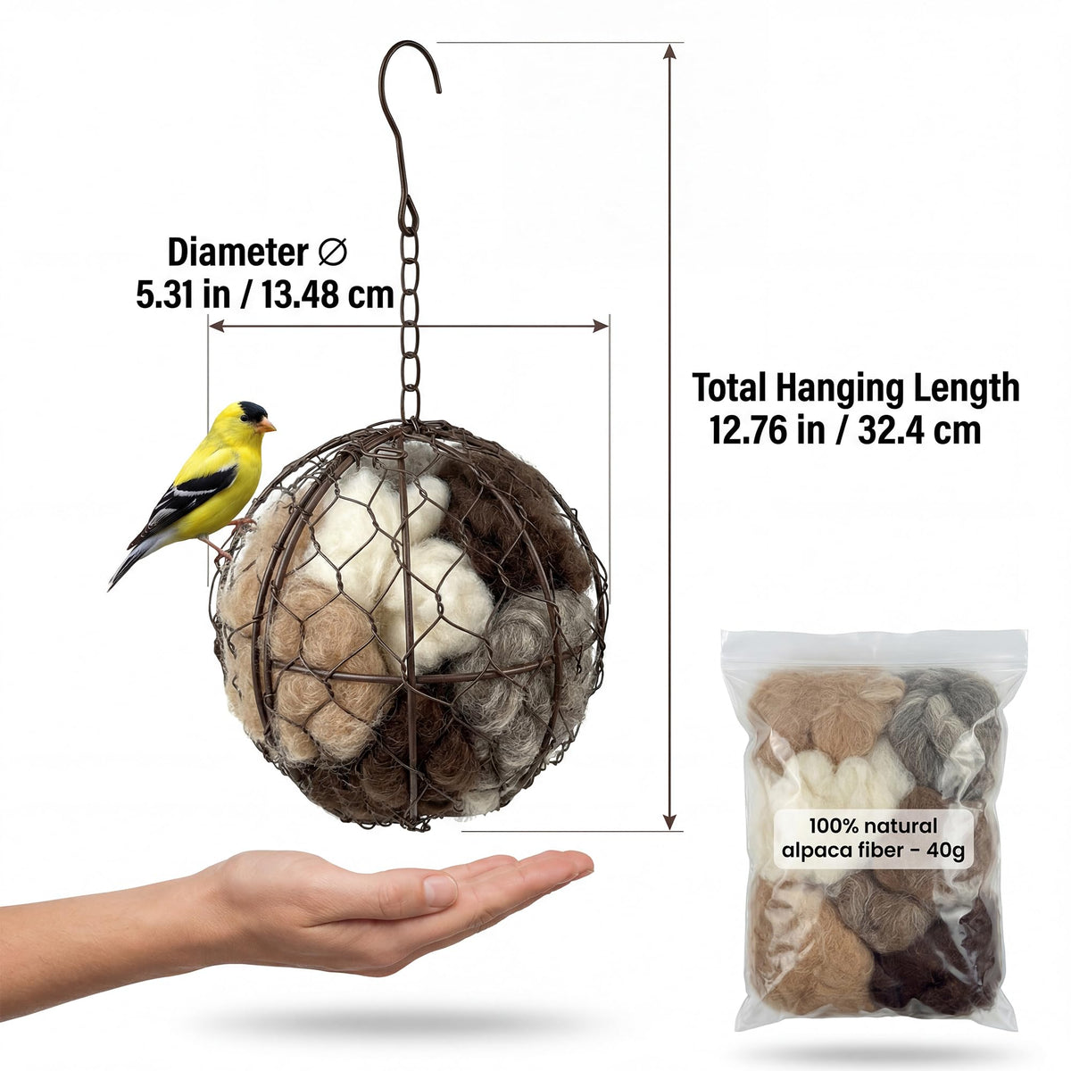 Tiezzi Garden art for wildlife, adds beauty while supporting local birds.