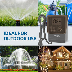 ETL-listed Tiffcofio timer with reliable outdoor safety and support.